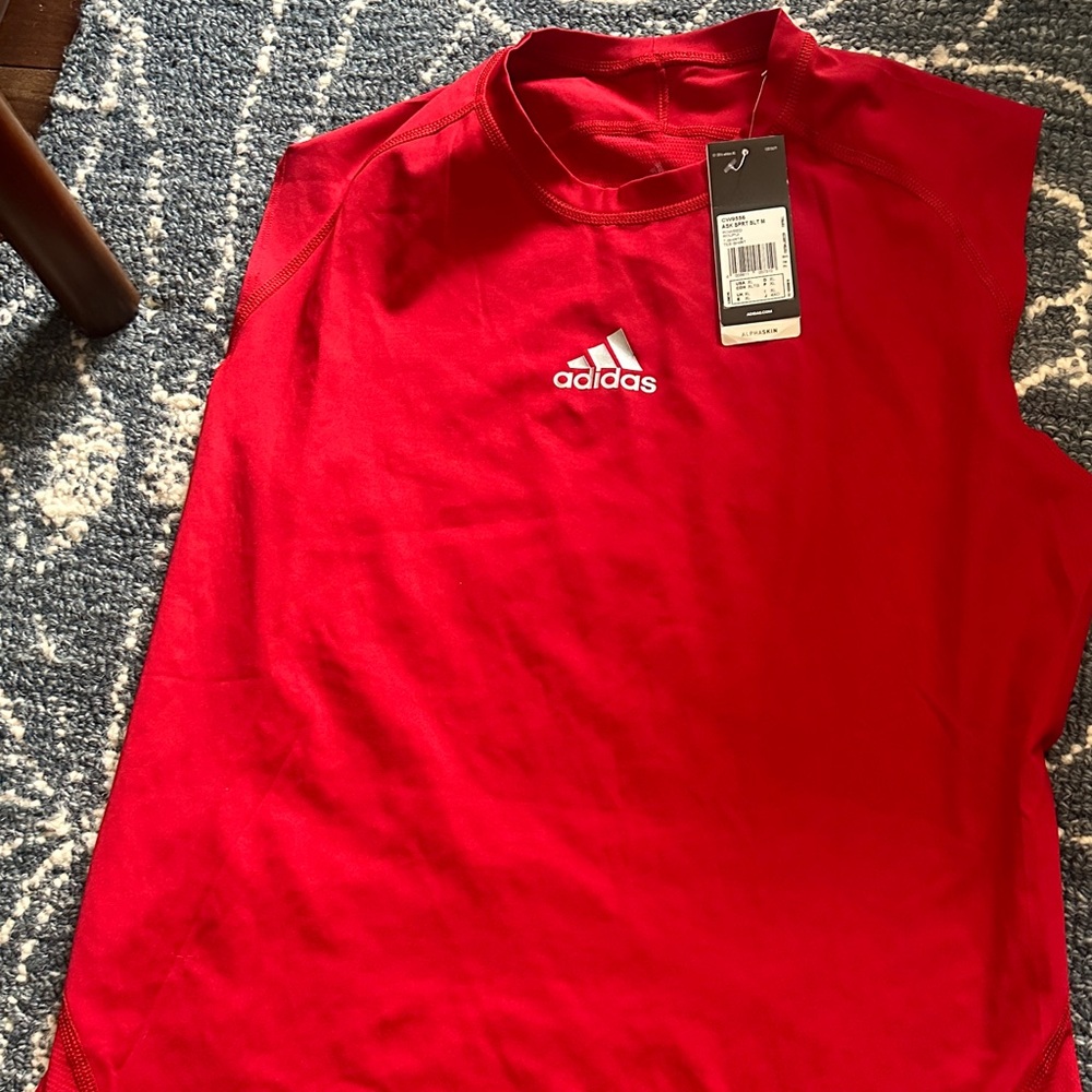Adidas Bold Red Athletic Tank